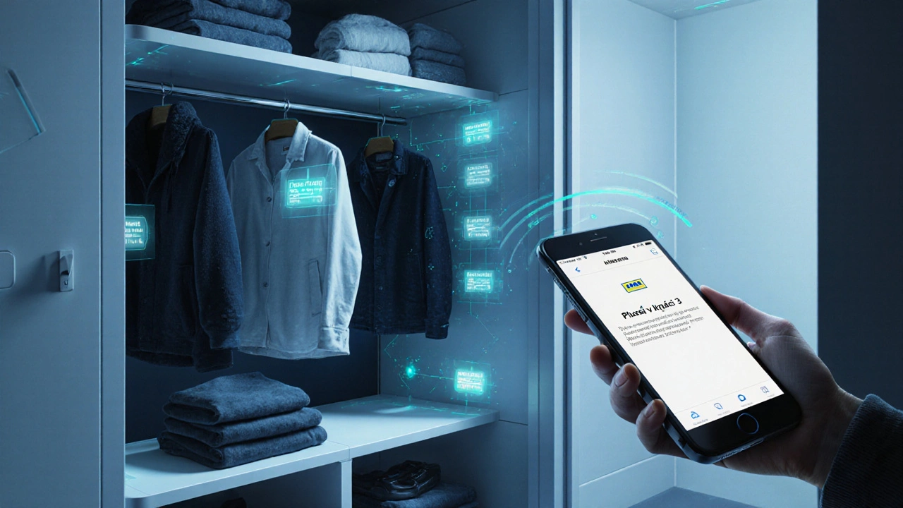 Chytrá předsíň v roce 2025 s přepínatelným nábytkem a digitálními senzory sledujícími vlhkost.