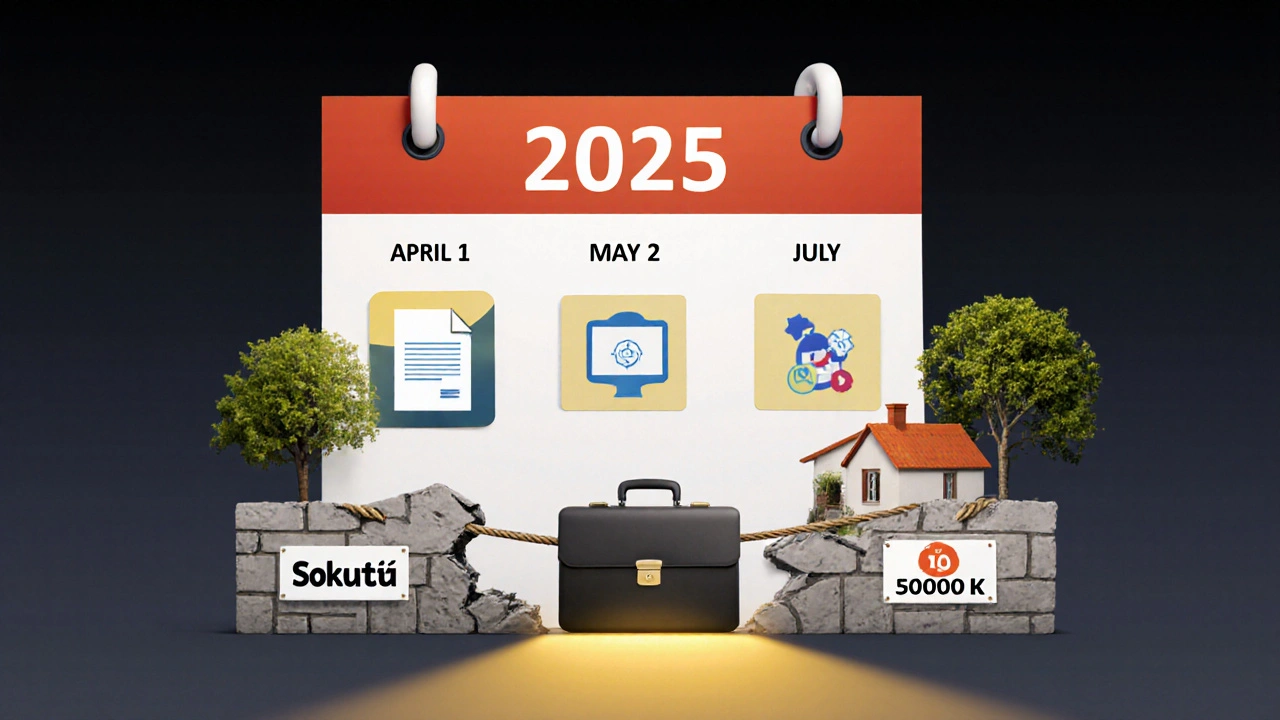 Tři lhůty pro podání daňového přiznání symbolizované značkami a ochrana před pokutou 50 000 Kč.