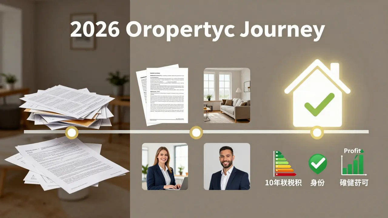 Časová osa prodeje nemovitosti: od chaosu přes přípravu k úspěšnému dokončení.