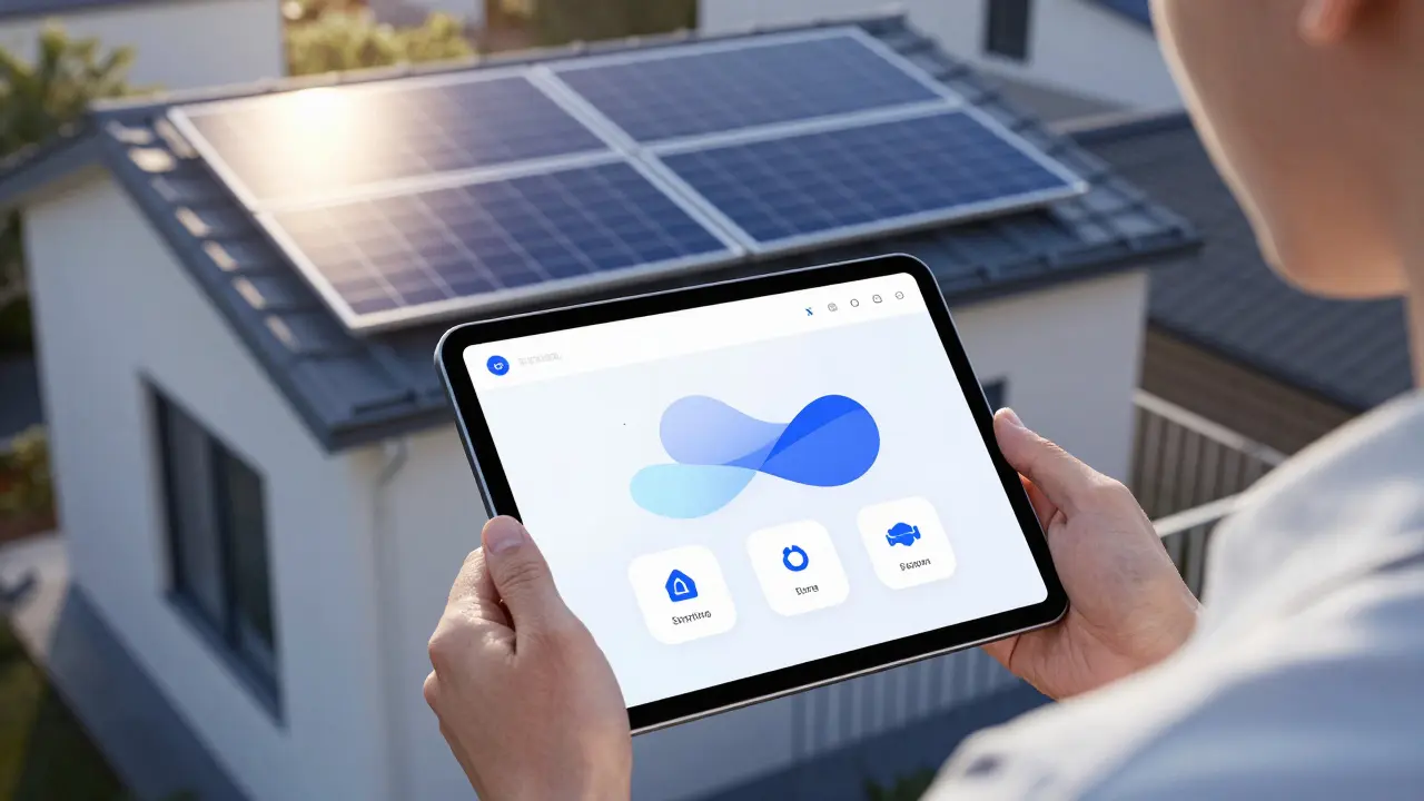 Elektronické podání stavební žádosti s fotovoltaickými panely na střeše