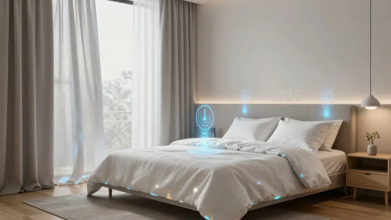 Koncept chytrých textilií pro rok 2026