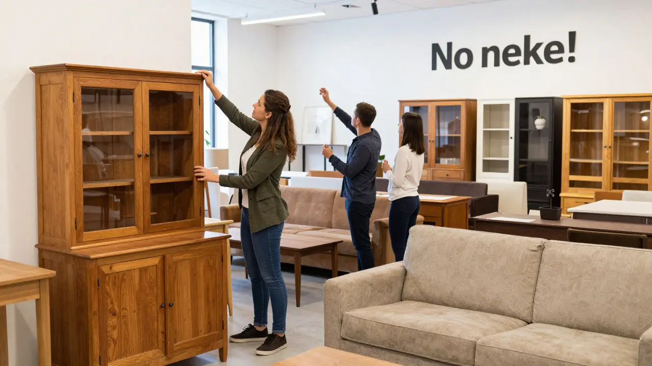 Nákup kvalitního použitého nábytku v čistém specializovaném obchodě