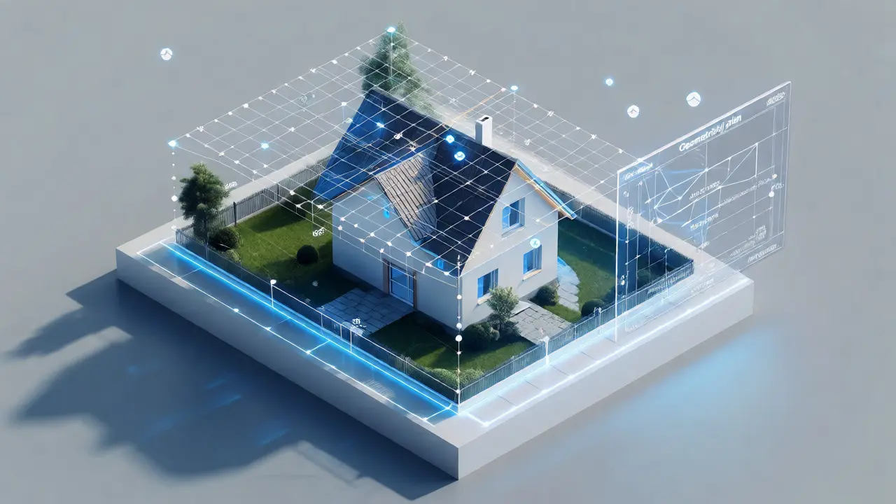 Digitální vizualizace geometrického plánu nemovitosti